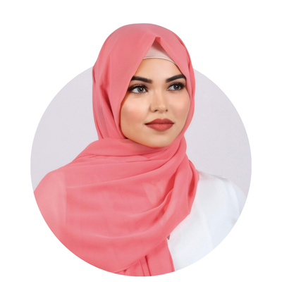 Georgette chiffon hijab